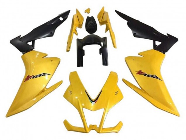 Carenado Moto Aprilia RSV4 1000 2009-2015 - Amarillo Negro