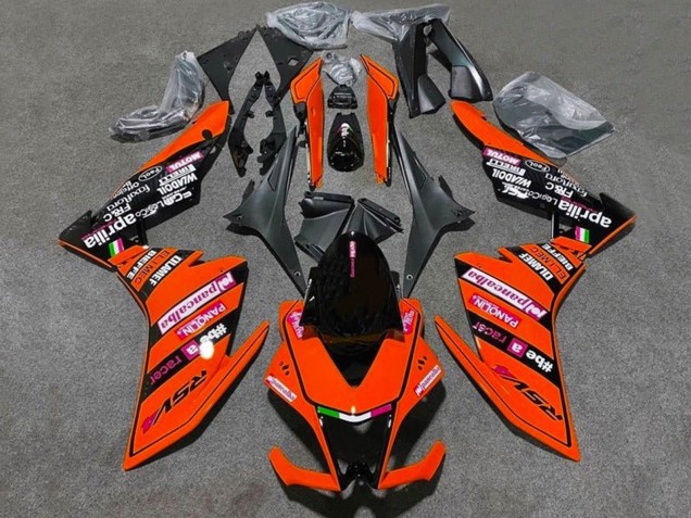 Carenado Moto Aprilia RSV4 1000 2009-2015 - Rojo Negro