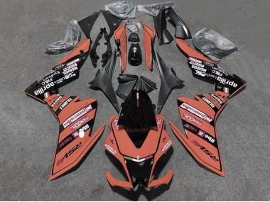 Carenado Moto Aprilia RSV4 1000 2009-2015 - Naranja Negro