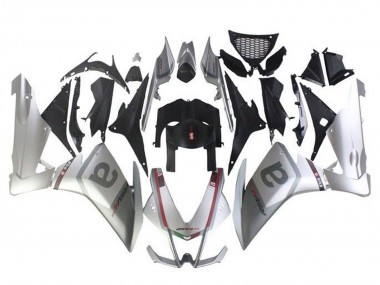 Carenado Moto Aprilia RSV4 1000 2009-2015 - Plata Gris Negro Rojo