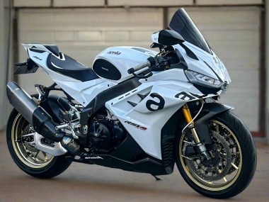 Carenado Moto Aprilia RSV4 1100 2021-2024 - Blanco Negro