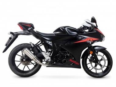 Carenado Moto Suzuki GSXR125 2017-2025 - Negro Rojo Raya