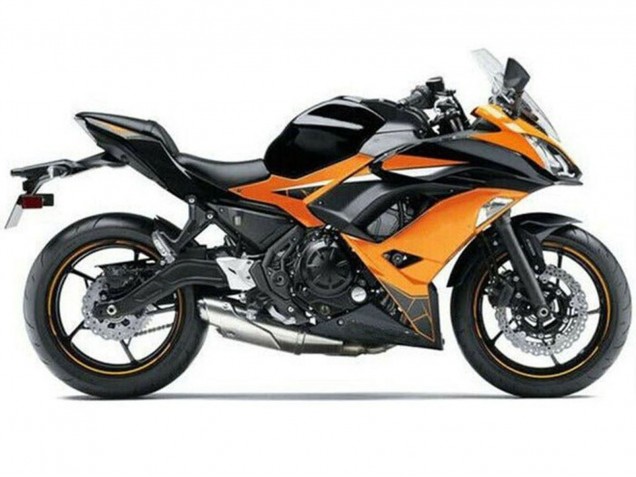 Carenado Moto Kawasaki Ninja 650 EX650 2017-2019 - Naranja Negro