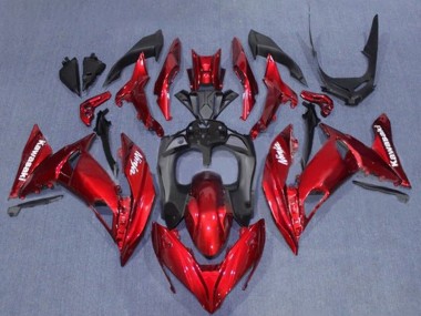 Carenados Moto Kawasaki Ninja 650 EX650 2017-2019 - Rojo Negro Blanco