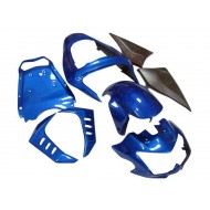Carenado Moto Kawasaki Z1000 2003-2006 - Azul Negro Mate