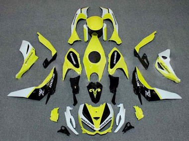 Carenado Moto Kawasaki Z1000 2014-2019 - Blanco Amarillo Negro
