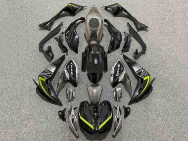 Carenado Moto Kawasaki Z1000 2014-2019 - Negro Gris Amarillo