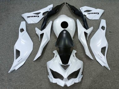 Carenado Moto Kawasaki ZX25R ZX-25R 2019-2025 - Blanco Negro Mate
