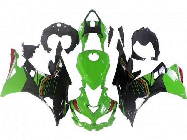 Carenado Moto Kawasaki ZX25R ZX-25R 2019-2025 - Verde Negro Rojo