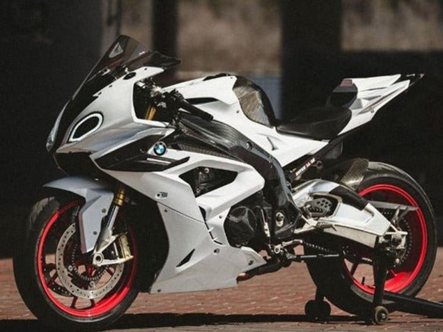Carenado Moto BMW S1000RR 2017-2018 - Blanco Falso FibraCarbono