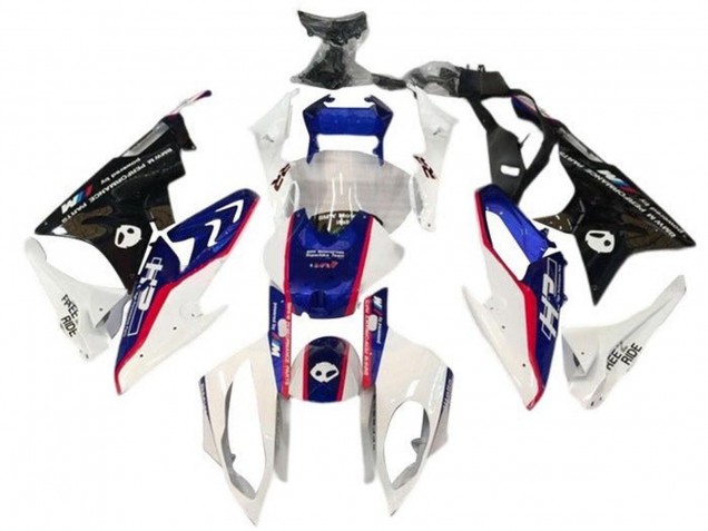Kits Carenados Moto BMW S1000RR 2017-2018 - Blanco Azul Rojo Negro Brillante