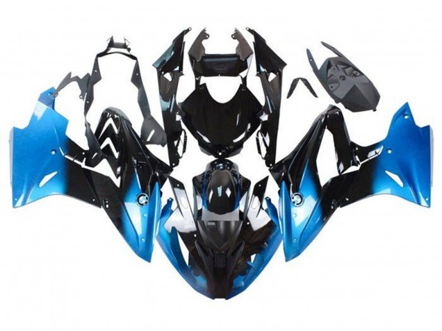 Carenado Moto BMW S1000RR 2017-2018 - Azul Negro Brillante Fade