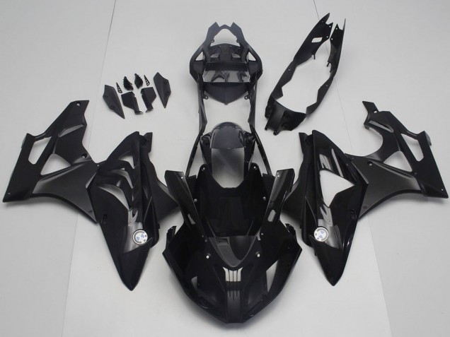 Carenado Moto BMW S1000RR 2017-2018 - Negro Brillante Negro Mate