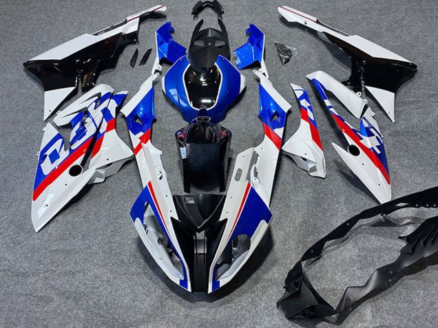 Carenado Moto BMW S1000RR 2017-2018 - Blanco Azul Rojo Negro Brillante