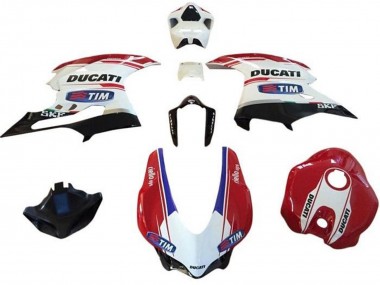 Carenado Moto Ducati 959/1299 2015-2020 - Blanco Rojo Azul Negro Brillante Tim