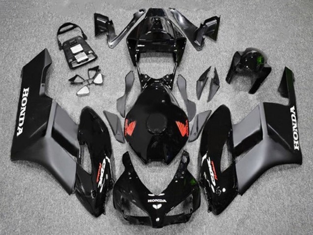 Carenado Moto Honda CBR1000RR 2004-2005 - Negro Brillante Negro Mate Rojo
