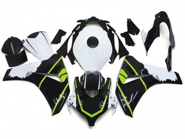 Carenado Moto Honda CBR1000RR 2008-2011 - Blanco Verde Negro Brillante