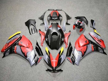 Carenado Moto Honda CBR1000RR 2012-2016 - Rojo Amarillo Gris Negro Mate Rojo Bull