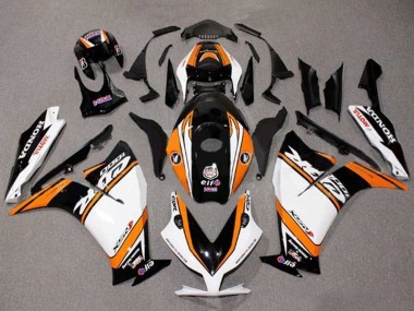 Carenado Moto Honda CBR1000RR 2012-2016 - Blanco Naranja Negro Brillante