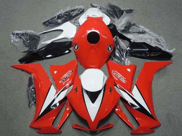 Carenado Moto Honda CBR1000RR 2012-2016 - Blanco Rojo Negro Brillante Raya