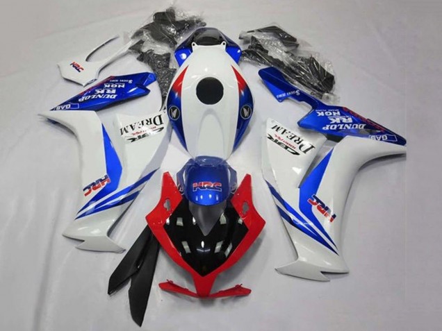 Carenado Moto Honda CBR1000RR 2012-2016 - Blanco Azul Rojo Negro Brillante HRC