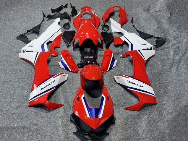 Carenado Moto Honda CBR1000RR 2017-2023 - Blanco Rojo Azul
