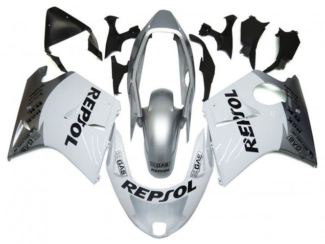 Carenado Moto Honda CBR1100XX Blackbird 1996-2007 - Plata Blanco Gris Negro Repsol