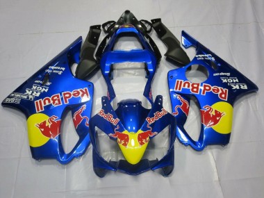 Carenado Moto Honda CBR600 F4i 2001-2003 - Azul Amarillo Rojo Bull
