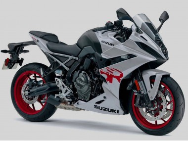 Carenado Moto Suzuki GSX8R 2024-2025 - Plata Negro Rojo