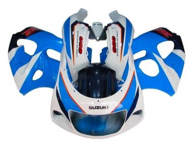 Carenado Moto Suzuki GSXR 600 / GSXR 750 1996-2000 - Azul Blanco Rojo