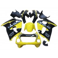 Carenado Moto Suzuki GSXR 600 / GSXR 750 1996-2000 - Amarillo Negro Plata