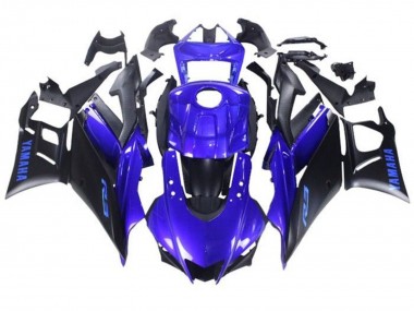 Carenado Moto Yamaha YZF R3/R25 2019-2021 - Azul Negro Mate