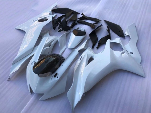 Carenado Moto Yamaha YZF R6 2017-2023 - Blanco Negro Brillante