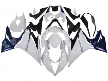 Carenado Moto Triumph Daytona 675 Triple 2013-2016 - Blanco Azul