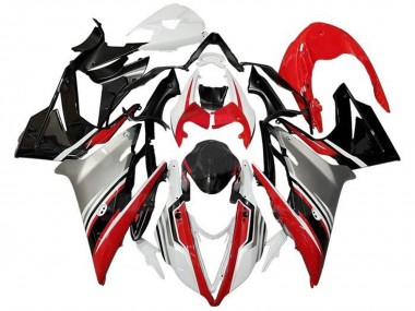 Carenado Moto Triumph Daytona 675 Triple 2013-2016 - Blanco Rojo Plata Negro Brillante