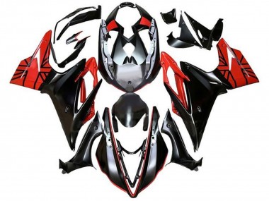 Carenado Moto Triumph Daytona 675 Triple 2013-2016 - Plata Rojo Negro Brillante