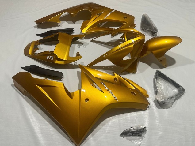 Carenado Moto Triumph Daytona 675 Triple 2006-2008 - Oro Metalizado