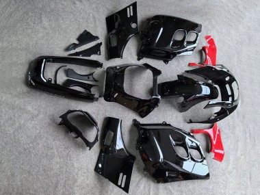 Carenado Moto Honda CBR1000F Hurricane 1987-1988 - Negro Brillante Rojo