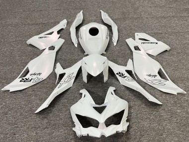 Carenado Moto Kawasaki ZX4R ZX-4RR 2019-2025 - Blanco Perla Negro