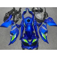 Carenado Moto Kawasaki ZX4R ZX-4RR 2019-2025 - Azul Verde Ecstar