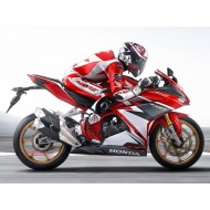 Carenado Moto Honda CBR250RR 2017-2022 - Blanco Rojo Negro Mate