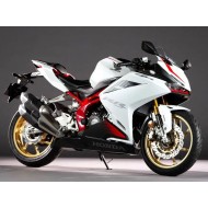 Carenado Moto Honda CBR250RR 2017-2022 - Blanco Rojo