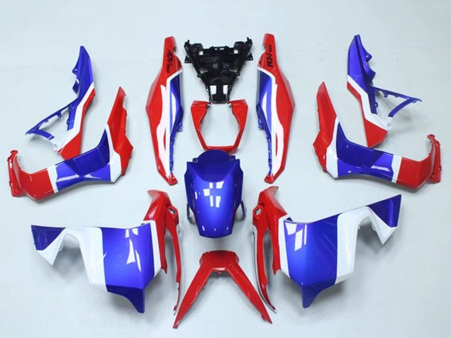 Carenado Moto Honda ADV150 2018-2021 - Blanco Rojo Azul