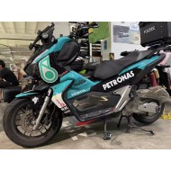 Carenado Moto Honda ADV150 2018-2021 - Azul Verde Rojo Negro Brillante Petronas