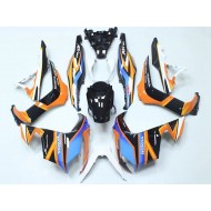 Carenado Moto Honda ADV150 2018-2021 - Azul Naranja Negro Brillante
