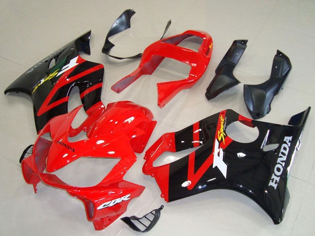 Carenados Moto Honda CBR600 F4i 2001-2003 - Rojo Negro Brillante