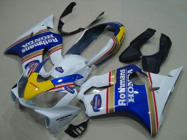 Carenado Moto Honda CBR600 F4i 2004-2007 - Blanco Azul Amarillo Rothmans