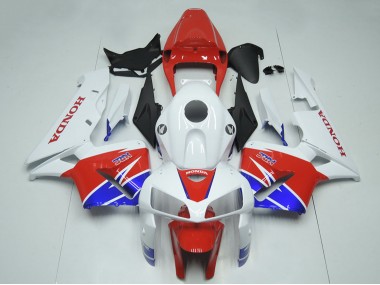 Kits Carenados Moto Honda CBR600RR 2005-2006 - Blanco Rojo Azul HRC
