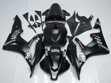Kits Carenados Moto Honda CBR600RR 2007-2008 - Negro Mate Blanco Repsol