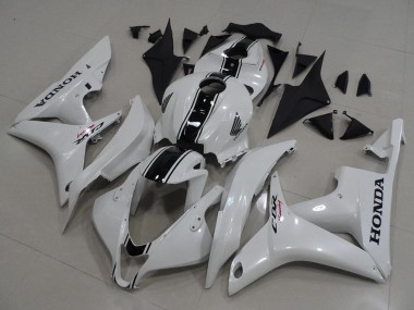 Kits Carenados Moto Honda CBR600RR 2007-2008 - Blanco Negro Brillante